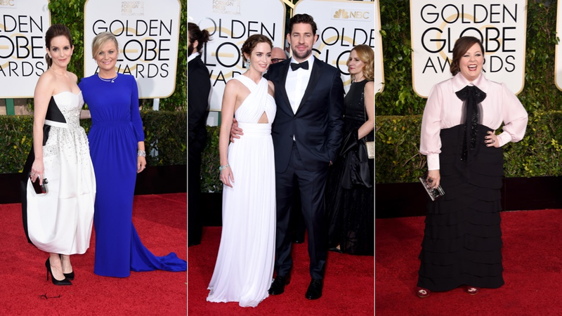 Illustration for article titled Every Dern Look From The 72nd Golden Globes Red CarpetÂ